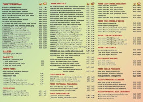 Mister Pomodoro Pizzeria Per Asporto menu