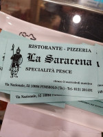 La Saracena menu