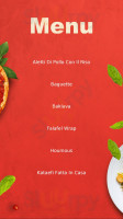 Il Faraone menu