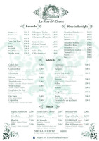 La Tana Del Branco menu