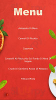 La Locandiera menu