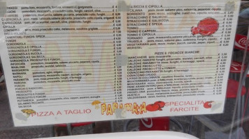 Pizzeria Paramatta Di Cavallin Maurizio menu