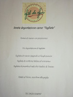 Fil De Fer menu