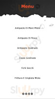 Lido Sogno menu