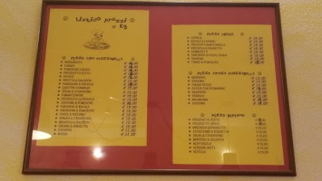 Pizzeria La Boccaccia menu