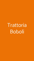 Trattoria Boboli food