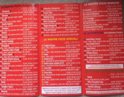 L'autentica Pizzeria menu