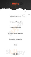 Trattoria Verano menu