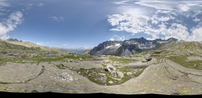 Rifugio Segantini Val D'amola outside