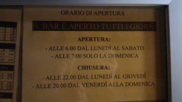 Primavera menu