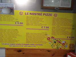 La Boutique Della Pizza menu