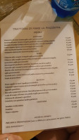 Tavola Calda La Piazzetta menu