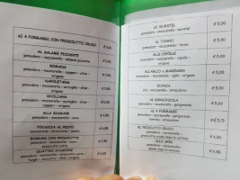 Fioraldo menu