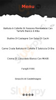 Osteria Primi Dolci menu