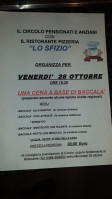 Lo Sfizio Pizzeria menu