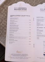 Cafe Liegeois menu