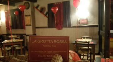 La Grotta Rossa Pizzeria Pub inside