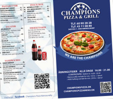 Champions Pizza food