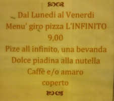 Pizza Core menu