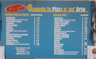 Pizzeria Pizz'arte menu