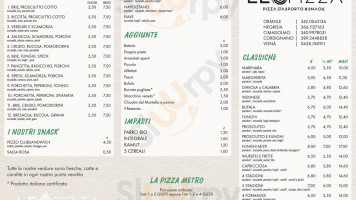 Leo Pizza menu