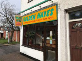 Golden Hayes outside