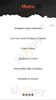 I Sapori Salentini menu