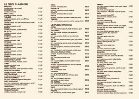 Pizzeria Da Luca Salvarosa menu