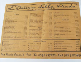 L'osteria Della Piada food