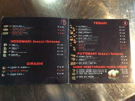 Giapponese Osaka menu