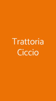 Trattoria Ciccio food