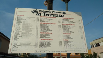 Pizzeria La Terrazza menu