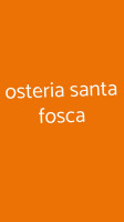 Osteria Santa Fosca food