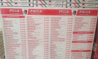 Pizza Pazza Pizzeria D'asporto menu