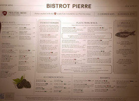 Bistrot Pierre food