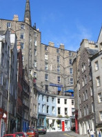 The Grassmarket outside