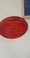 Hosteria Dei Mille food