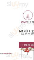 One Plate Pizza food