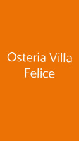 Osteria Villa Felice food