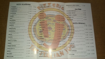 Pizzeria The Italian Job menu