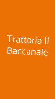 Trattoria Il Baccanale food