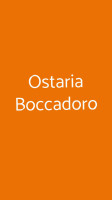 Ostaria Boccadoro food