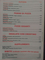 Pizzeria Dei Desideri menu