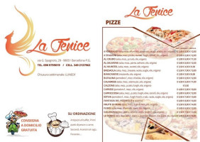 La Fenice menu