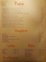 La Fenice menu