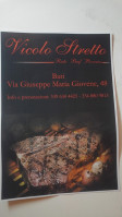 Vicolo Stretto menu