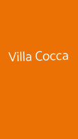 Villa Cocca food