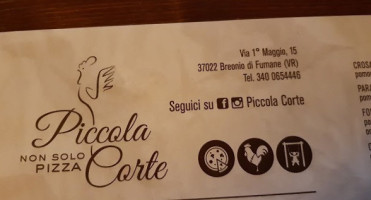 Piccola Corte food