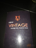 Vintage Club menu