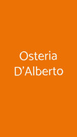 Osteria D'alberto food